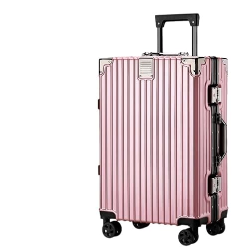 BKRJBDRS Koffer Hartschalen-Handgepäck Leichter, verdickter, robuster Koffer aus Aluminiumlegierung Reisegepäck Anti-Fall-Koffer von BKRJBDRS