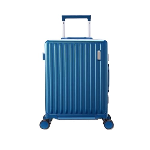 BKRJBDRS Koffer Kleiner, frischer 20-Zoll-Boarding-Koffer, kratzfester und verschleißfester Trolley, Koffer mit Aluminiumrahmen von BKRJBDRS