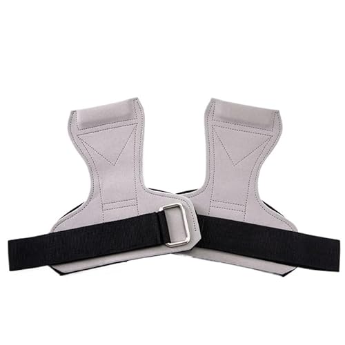 BLBTEDUAMDE Handgelenk-Handschuh-Booster-Bänder, Gewichtheber-Kompressionsbänder, Fitness-Klimmzug-Trainingshilfe, Handgelenk-Handschuhe (Size : Grey Plus Size) von BLBTEDUAMDE