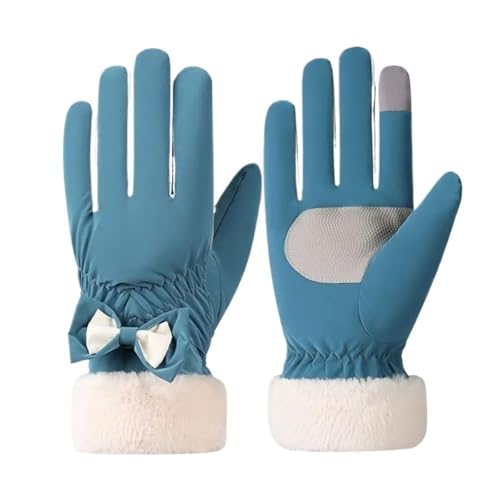 Warme Winter-Skihandschuhe for Damen, 5-Finger-Touchscreen-Handschuhe for Damen, Wandern und Reisen, Frostschutzhandschuhe, multifunktionale Wintersporthandschuhe, tragbare Reithandschuhe for Snowboar von BLBTEDUAMDE