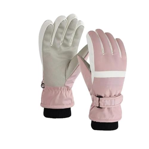 Warme Winter-Skihandschuhe for Damen, 5-Finger-Touchscreen-Handschuhe for Damen, Wandern und Reisen, Frostschutzhandschuhe, multifunktionale Wintersporthandschuhe, tragbare Reithandschuhe for Snowboar von BLBTEDUAMDE