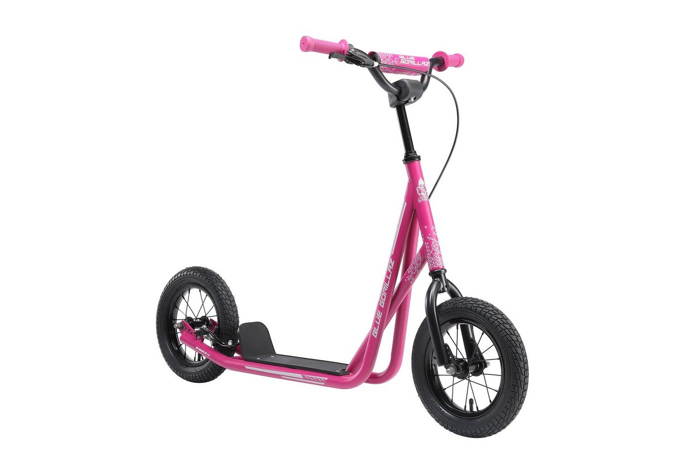 BLUE GORILLAZ Cityroller 12 Zoll, ab 8 Jahre, Kinder City Roller ab 109 cm, Jungen, Mädchen, Höhenverstellbar BLUE GORILLAZ Cityroller 12 Zoll, ab 8 Jahre, Kinder City Roller ab 109 cm, Jungen, Mädchen, Höhenverstellbar von BLUE GORILLAZ