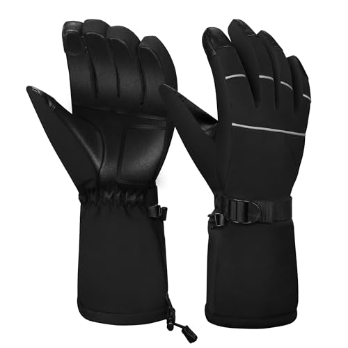 BLUEVER Skihandschuhe, wasserdichte Winddichte Winterhandschuhe Touchscreen Thermo Herren Damen Erwachsene Skihandschuhe zum Radfahren Laufen Klettern Wandern Outdoor Sport BLUEVER Skihandschuhe, wasserdichte Winddichte Winterhandschuhe Touchscreen Thermo Herren Damen Erwachsene Skihandschuhe zum Radfahren Laufen Klettern Wandern Outdoor Sport von BLUEVER