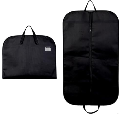 Anzugtasche Anzugsack Für Reisen 60X100cm Faltbare Kleidersack Kleidersäcke Für Den Schrank Komplett Versiegelt Mit Reißverschluss Kleiderbeutel Garment Bag Kleidersack Reise B von BLUEZY