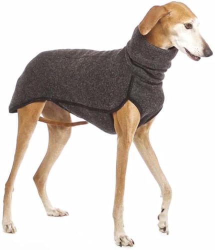 Herbst Und Winter Warme Windhund Labrador Schäferhund Kleidung Für Große Hunde Hemd Hohen Hals Pullover Stretch Fleece Pullover Für Hunde Hundebekleidung Hundemantel B,S von BLUEZY