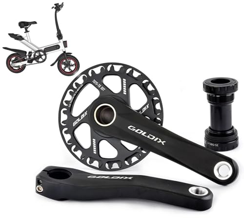 MTB-Kurbelarm-Set Vierkant-Mountainbike-Kurbelgarnitur 110 Mm, 127 Mm, 140 Mm, 150 Mm, 155 Mm, 160 Mm Cran Fahrrad Kurbel Fahrrad Ersatzteile Fahrrad Kurbelgarnitur 32T,155mm MTB-Kurbelarm-Set Vierkant-Mountainbike-Kurbelgarnitur 110 Mm, 127 Mm, 140 Mm, 150 Mm, 155 Mm, 160 Mm Cran Fahrrad Kurbel Fahrrad Ersatzteile Fahrrad Kurbelgarnitur 32T,155mm von BLUEZY