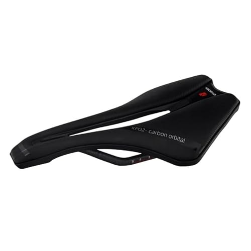 Fahrradsattel Herren Dimension 143 Carbon-Sattel, Ultraleicht, 120 g, atmungsaktiv, bequemes Sitzkissen, Fahrrad-Rennsattel, Carbon-Schienen Fahrradsattel von BLacOh