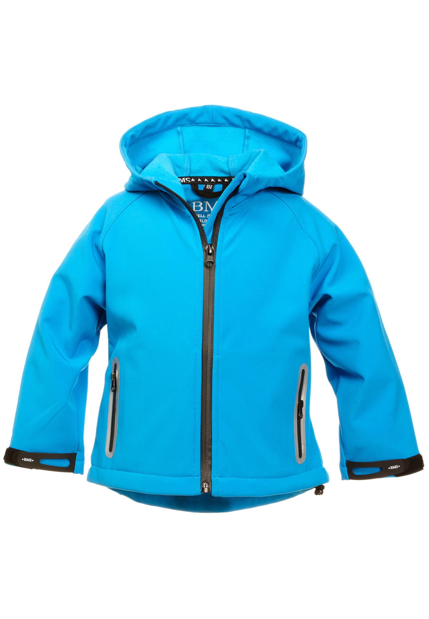 BMS SoftShell Jacke mit Kapuze - atmungsaktiv Kinder von BMS