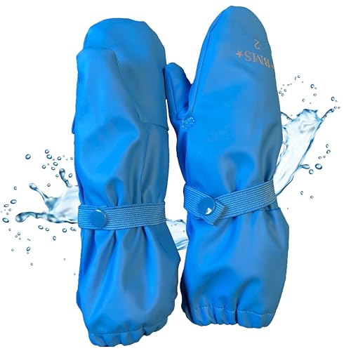 BMS Thermo Buddelhandschuhe mit Fleecefutter (0-2 Jahre, hellblau) von BMS