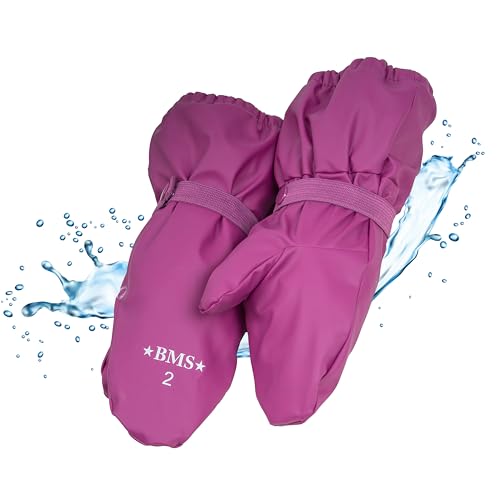 BMS Thermo Buddelhandschuhe mit Fleecefutter (5-8 Jahre, Purple) von BMS