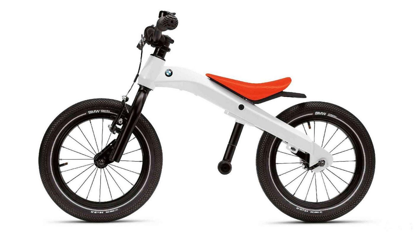 BMW Autositzschutz BMW Kidsbike weiß Laufrad Fahrrad Bike Aluminium 14 Zoll Kinderfahrrad, 1-tlg. von BMW