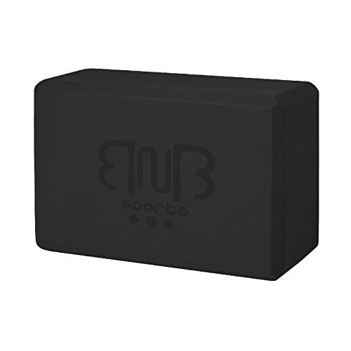 BnB Sports Premium Yoga Blöcke Stabile Sportmatte, rutschfest für Pilates elastisch Bodybuilding & Fitness elastisch, Meditation Schwarz Eva Schaumstoffblock, 2er Pack BnB Sports Premium Yoga Blöcke Stabile Sportmatte, rutschfest für Pilates elastisch Bodybuilding & Fitness elastisch, Meditation Schwarz Eva Schaumstoffblock, 2er Pack von BnB Sports