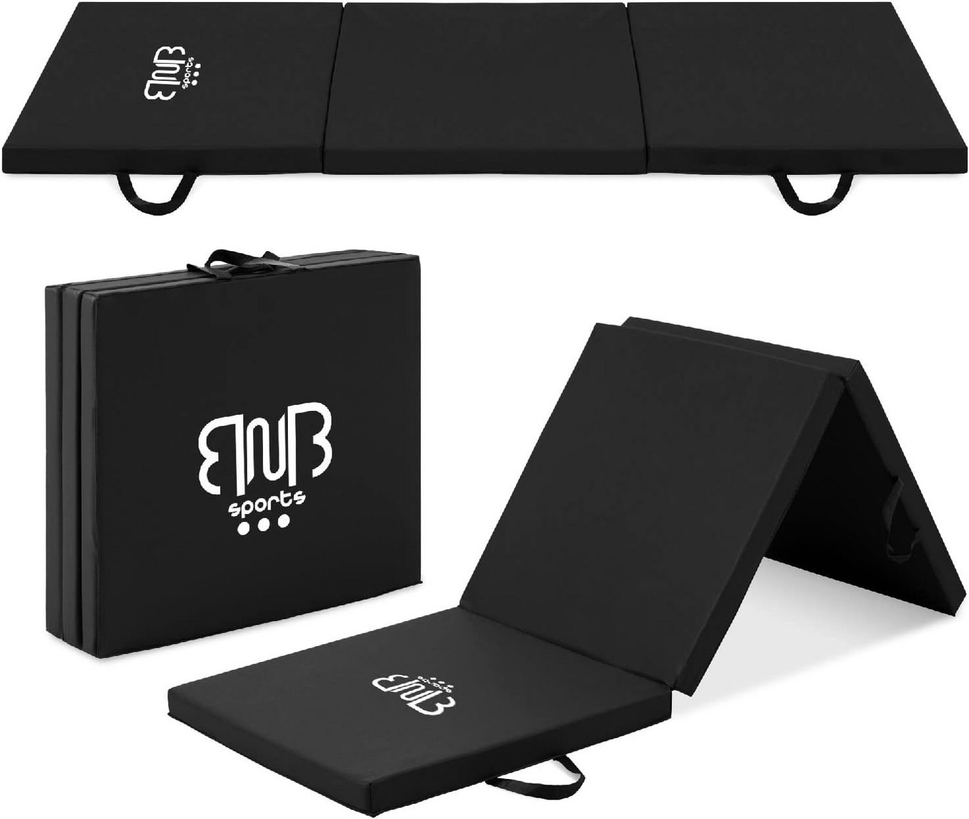 BNB SPORTS Sportmatte Premium Tri-Folding Thick Gymnastic Mat & Home Sports von BNB SPORTS