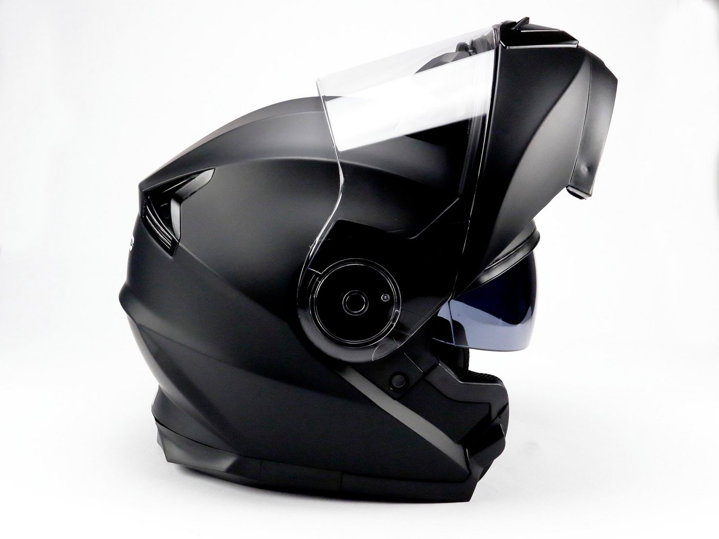 BNO Motorradhelm BNO Flip-Up 2 Integralhelm. Klapphelm mit integrierter Sonnebrille, sehr leicht, Klapphelm, mit Sonnenbrille, Flip-Up Helm, volle ECE-Prüfung von BNO