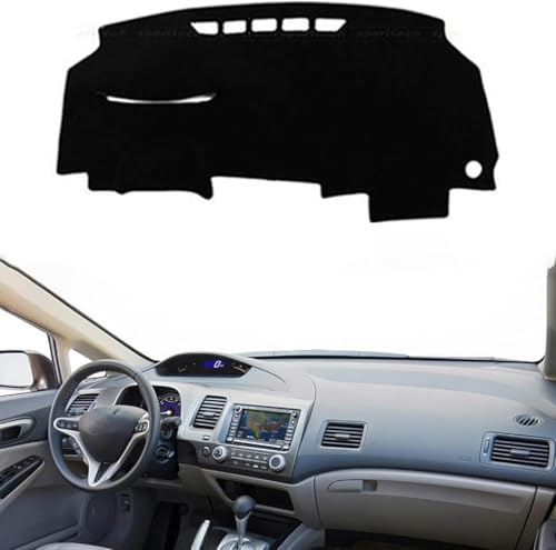 BOANLAIZL Auto Armaturenbrett Abdeckung Für Honda Civic Acura CSX 2006-2011 Dashboard Cover Schutzschild Interior Car Styling ZubehöR von BOANLAIZL