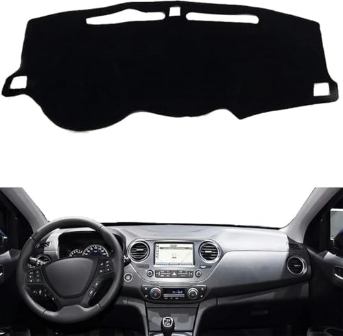 BOANLAIZL Auto Armaturenbrett Abdeckung Für Hyundai i10 2. Generation 2014–2018 IA BA-Serie Dashboard Cover Schutzschild Interior Car Styling ZubehöR von BOANLAIZL