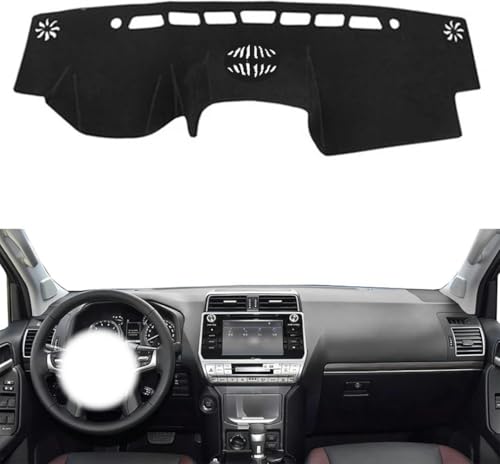 BOANLAIZL Auto Armaturenbrett Abdeckung Für Toyota Land Cruiser Prado 2018 2019 2015 Dashboard Cover Schutzschild Interior Car Styling ZubehöR von BOANLAIZL