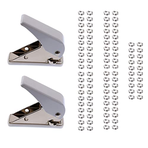 BODYA Professioneller Dart-Flight-Stanzer mit 100 Stück Dart-Schaft, Metallring, runde Form, Dart-Zubehör, Edelstahl, 2 Stück BODYA Professioneller Dart-Flight-Stanzer mit 100 Stück Dart-Schaft, Metallring, runde Form, Dart-Zubehör, Edelstahl, 2 Stück von BODYA