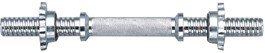 BODYCOACH Kurzhantelstange mit Sternverschlüssen 35 cm 14" Verchromt für Standard Gewichte 30mm Innenmaß von BODYCOACH
