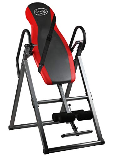 BODYCOACH Schwerkrafttrainer Streckbank Rücken & Wirbelsäule Inversionstisch Neigung Winkel verstellbar stabil bis 130 kg von BODYCOACH