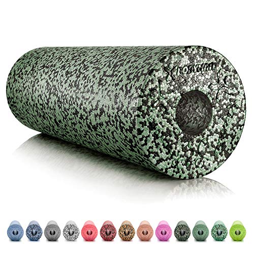 BODYMATE Faszienrolle Standard Mittel-Hart mit Gratis E-Book - Black/Midnight-Green 45x15cm BODYMATE Faszienrolle Standard Mittel-Hart mit Gratis E-Book - Black/Midnight-Green 45x15cm von BODYMATE