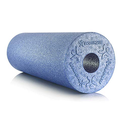 BODYMATE Faszienrolle Standard Mittel-Hart mit Gratis E-Book - Cool-Grey-Blue 45x15cm BODYMATE Faszienrolle Standard Mittel-Hart mit Gratis E-Book - Cool-Grey-Blue 45x15cm von BODYMATE