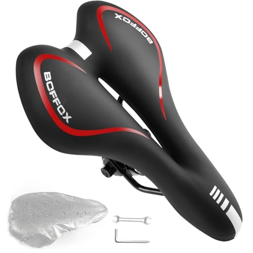 BOFFOX Fahrradsattel Herren Fahrrad Sattel: MTB Mountainbike Fahrradsitz Damen Bequem Gelsattel für Trekking Rennrad BOFFOX Fahrradsattel Herren Fahrrad Sattel: MTB Mountainbike Fahrradsitz Damen Bequem Gelsattel für Trekking Rennrad von BOFFOX
