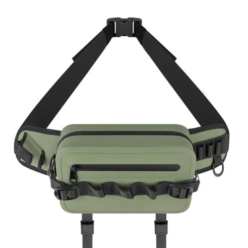 BOLAXHCA Multifunktionale Angeltasche Angelzubehör Fischköder Ausrüstung Aufbewahrung Hüfttasche Angelrutentasche Wasserdichter Rucksack-B von BOLAXHCA