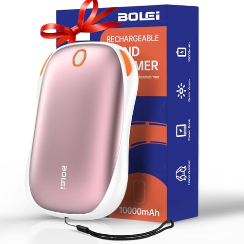 BOLEi Handwärmer USB,Handwärmer Elektrisch,Handwärmer Wiederaufladbar,Powerbank Handwärmer,Elektrischer Taschenwärmer,Hand Warmers Rechargeable,Aufladbarer Handwärmer,Hand Warmers Rechargeable von BOLEi