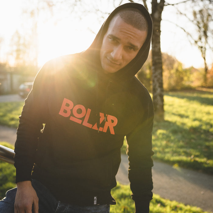 Bolzr Hoodie Schwarz Teufelsrot S Bolzr Hoodie Schwarz Teufelsrot S von BOLZR