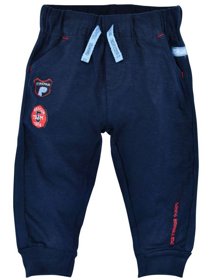 BONDI Jogginghose Baby Jungen Hose "Dino" 91434, Navy - Kinder Laufhose Feuerwehr Dunkelblau BONDI Jogginghose Baby Jungen Hose "Dino" 91434, Navy - Kinder Laufhose Feuerwehr Dunkelblau von BONDI