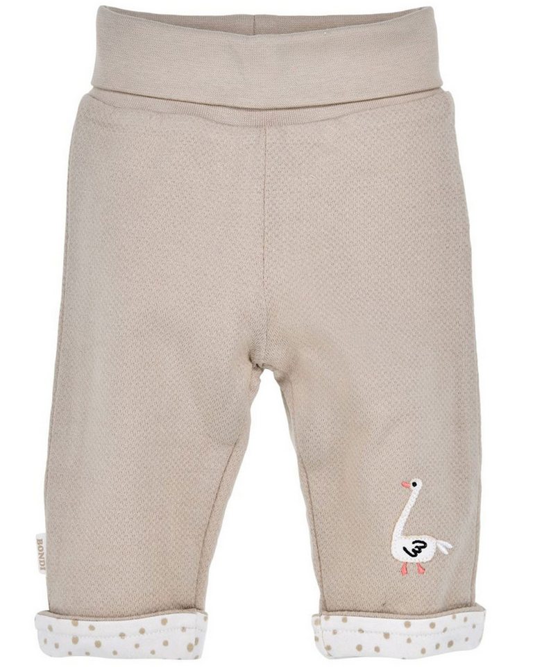 BONDI Trachtenlederhose Wendehose Laufhose 'Gänschen' 93958, cappuccino von BONDI