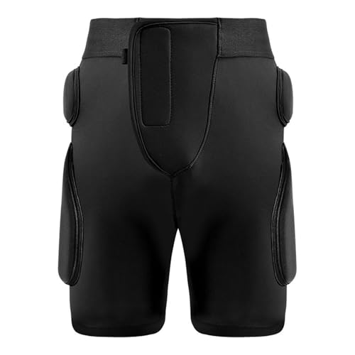 Gepolsterte Schutzshorts, Atmungsaktive 3D-Schutz-Gepolsterte Shorts, Crash-Pad, Gepolsterte Skating-Shorts mit Erweitertem Schutz, für Ski-Snowboard- (XL) von BONKZEBU