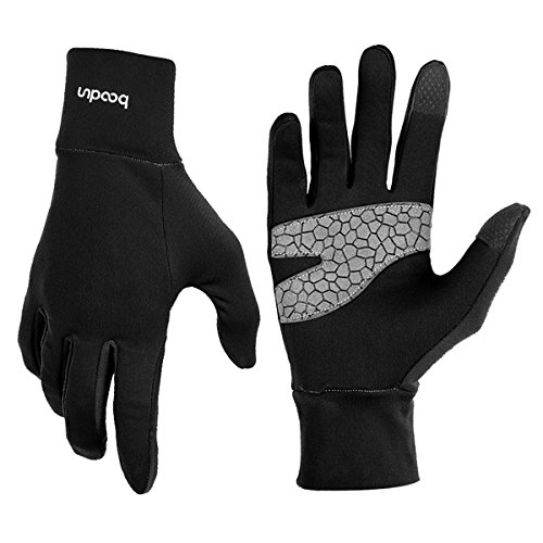 BOODUN Leichte Sporthandschuhe Laufhandschuhe WARM UP Running Handschuhe Unisex Sport Handschuhe Slim Walking Handschuhe für Damen und Herren Anti-Rutsch Funktion - Schwarz - S/M BOODUN Leichte Sporthandschuhe Laufhandschuhe WARM UP Running Handschuhe Unisex Sport Handschuhe Slim Walking Handschuhe für Damen und Herren Anti-Rutsch Funktion - Schwarz - S/M von BOODUN