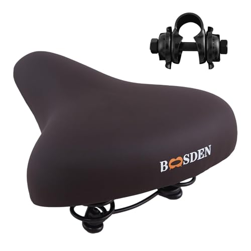 BOOSDEN Fahrradsattel, Fahrradsattel Damen und Herren, Fahrradsitz, Sattel, Fahrradsattel Herren Bequem, Bequem Weich Memory Foam Ergonomisch Stoßdämpfend Atmungsaktiv Fahrrad Sattel, Dunkelbraun BOOSDEN Fahrradsattel, Fahrradsattel Damen und Herren, Fahrradsitz, Sattel, Fahrradsattel Herren Bequem, Bequem Weich Memory Foam Ergonomisch Stoßdämpfend Atmungsaktiv Fahrrad Sattel, Dunkelbraun von BOOSDEN