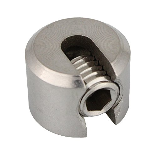 10 Stück Klemmstopper 1-teilig DS= 2 mm M4 - Edelstahl A4 (V4A) Seilklemme Seilstopper Klemme Drahtseilklemme I BOOTSTEILE BRAUER® von BOOTSTEILE BRAUER