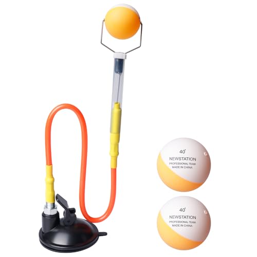BORDEAG Ping Pong Trainer,PVC Ping Pong Trainingsgerät Mit 2 Ball,Tischtennis Trainer,Tischtennistrainer,PVC Verstellbarer Tischtennisball Für Tischtennis-Training Drinnen Draußen,Mit Saugnapf BORDEAG Ping Pong Trainer,PVC Ping Pong Trainingsgerät Mit 2 Ball,Tischtennis Trainer,Tischtennistrainer,PVC Verstellbarer Tischtennisball Für Tischtennis-Training Drinnen Draußen,Mit Saugnapf von BORDEAG