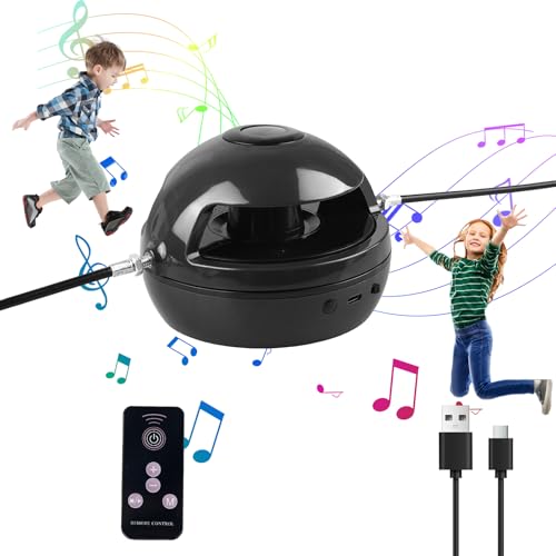 Elektronische Springseil, Bluetooth Springseilmaschine, Smart Jump Rope Machine mit Fernbedienung, Intelligente Springseilmaschine, Einstellbares Multiplayer-Springseil mit LED-Anzeigezähler von BORDEAG