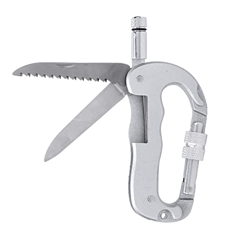 BOROCO Multifunktionskarabiner Edelstahl D-förmiger Karabiner Tragbare Schnalle Camping Werkzeugausrüstung BOROCO Multifunktionskarabiner Edelstahl D-förmiger Karabiner Tragbare Schnalle Camping Werkzeugausrüstung von BOROCO