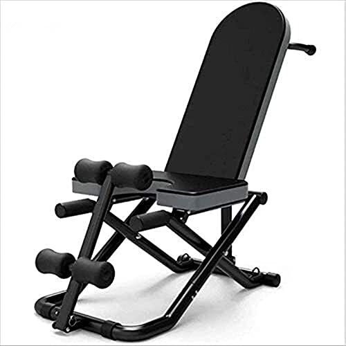 Fitnessgeräte Sit-Up-Board Multifunktions-Sport-Inverted-Stuhl-Unterstützung, Heimfitnessgeräte Hantelbank Verstellbare Hantelbank Hantelbank von BOSHYUM