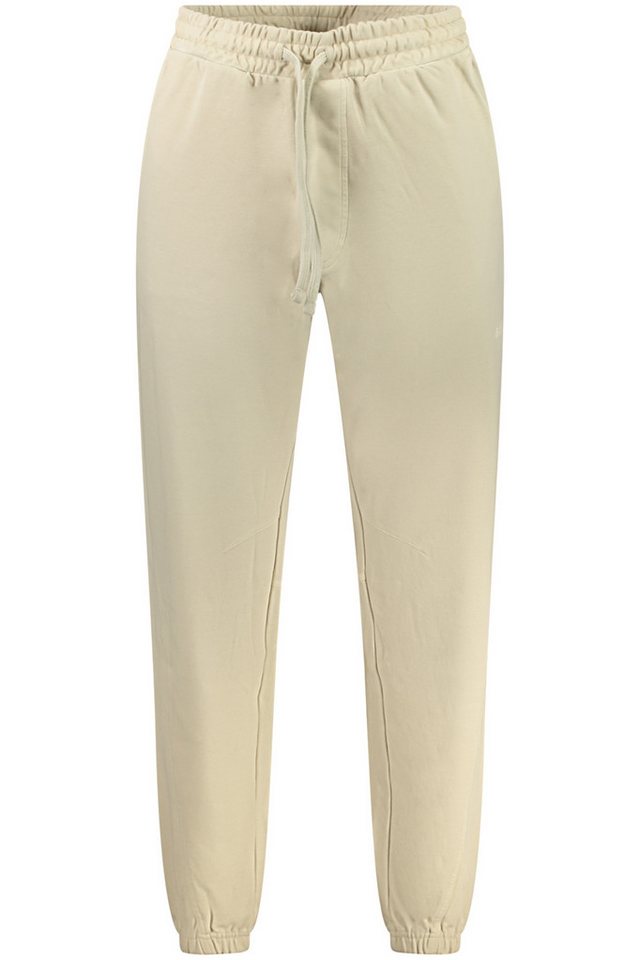 BOSS 5-Pocket-Hose Bequeme beige Herren-Sporthose mit Kordelzug und Logostickerei BOSS 5-Pocket-Hose Bequeme beige Herren-Sporthose mit Kordelzug und Logostickerei von BOSS