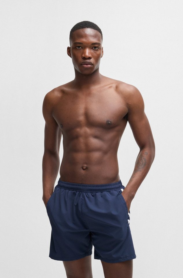 BOSS Badeshorts Dolphin mit seitlichem Kontraststreifen BOSS Badeshorts Dolphin mit seitlichem Kontraststreifen von BOSS