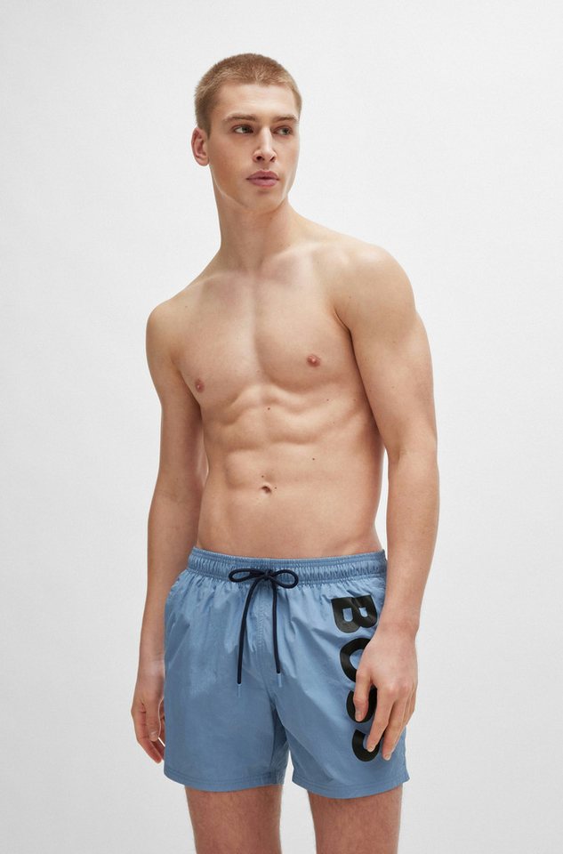 BOSS Badeshorts Octopus mit kontrastfarbenem BOSS Logo-Schriftzug auf dem Bein BOSS Badeshorts Octopus mit kontrastfarbenem BOSS Logo-Schriftzug auf dem Bein von BOSS