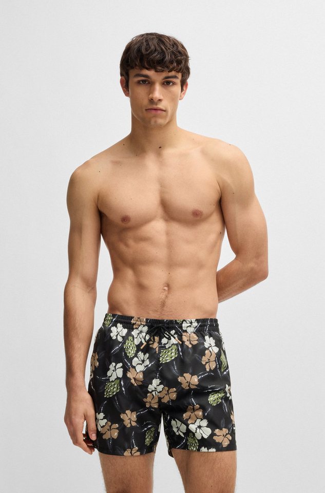 BOSS Badeshorts Piranha mit buntem Alloverdruck BOSS Badeshorts Piranha mit buntem Alloverdruck von BOSS