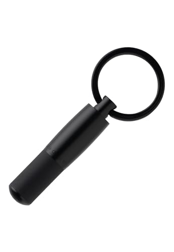Hugo Boss Schlüsselring mit Anhänger, Gear Matrix Black, Edelstahl Mattschwarz, zylinderförmiger Anhänger, praktisch und modisch, HAK007A, 13.1 mm x 13.1 mm x 54.7 mm // Ring: 27 mm Hugo Boss Schlüsselring mit Anhänger, Gear Matrix Black, Edelstahl Mattschwarz, zylinderförmiger Anhänger, praktisch und modisch, HAK007A, 13.1 mm x 13.1 mm x 54.7 mm // Ring: 27 mm von HUGO BOSS