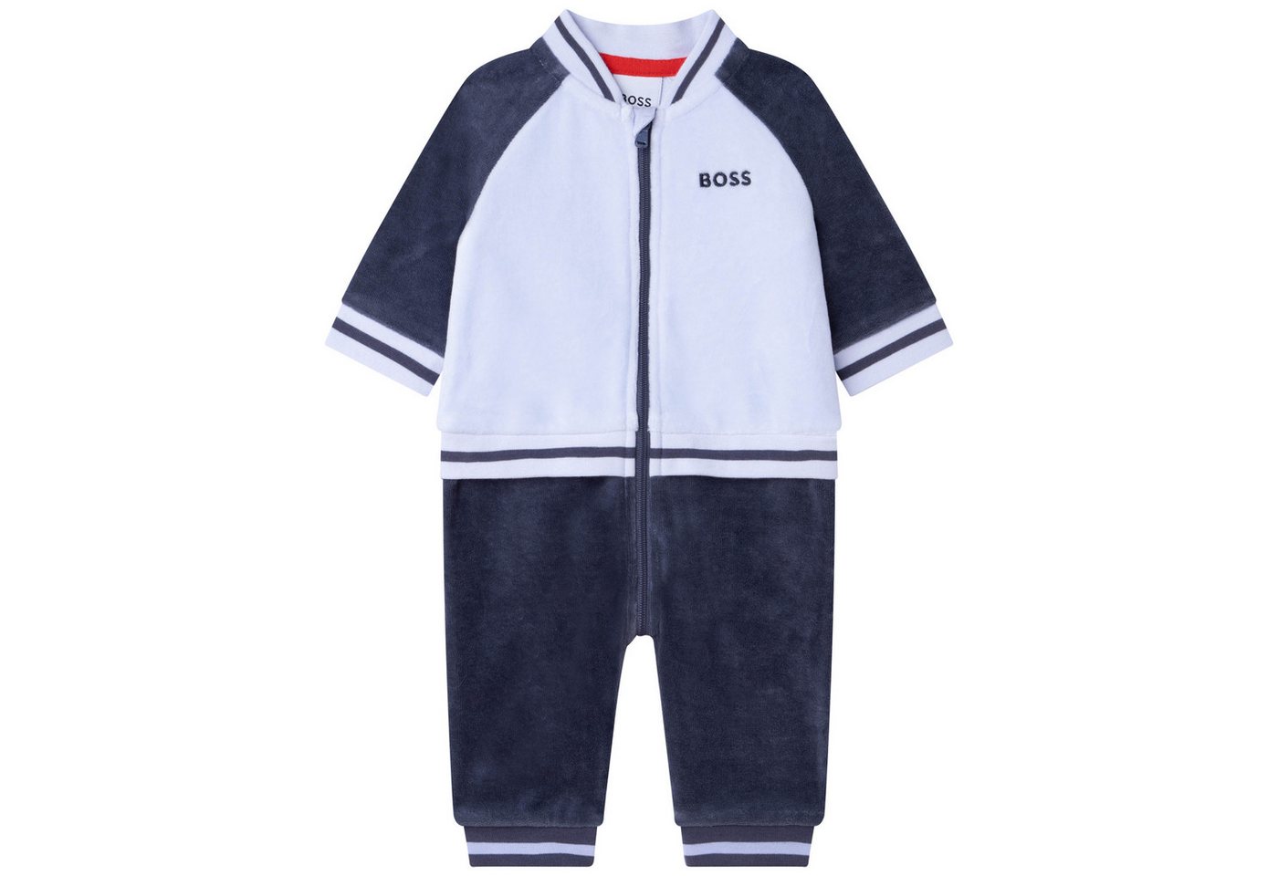 BOSS Jogginganzug BOSS Baby Jogginganzug Overall hellblau Samt mit Logo 6-18 Monate BOSS Jogginganzug BOSS Baby Jogginganzug Overall hellblau Samt mit Logo 6-18 Monate von BOSS