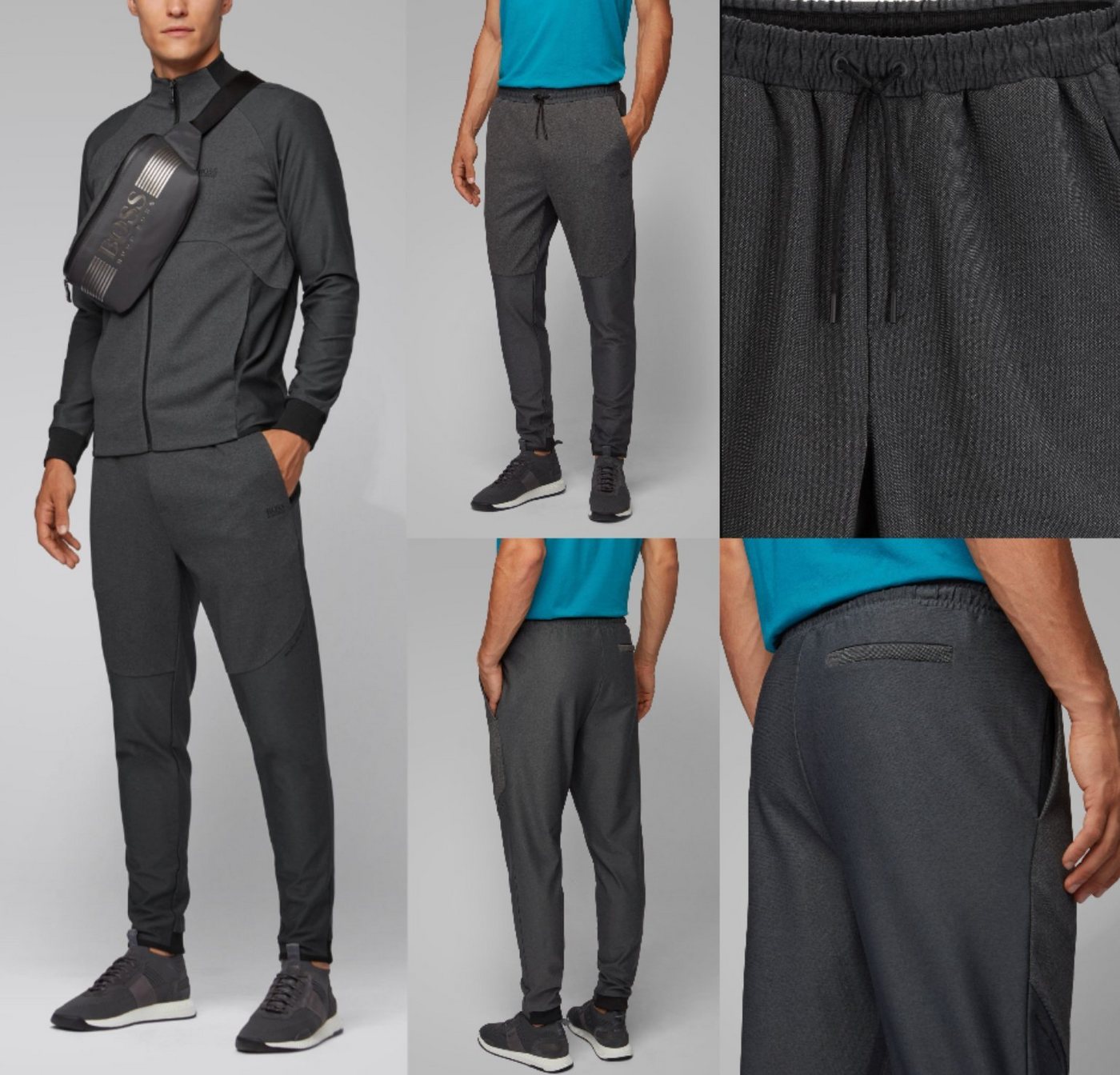 BOSS Jogginghose HUGO BOSS S.CAFE® Tech Hicon Jogging-Hose Trouser Jogger Sweat-Pants T von BOSS