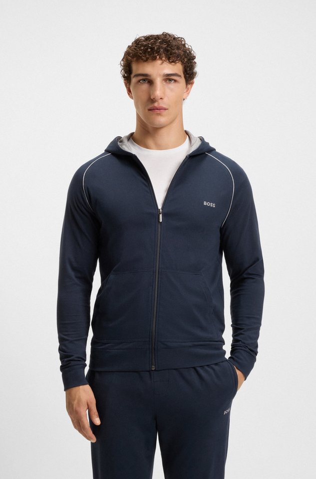 BOSS Kapuzensweatjacke Mix&Match Jacket H mit BOSS Stickerei auf der Brust BOSS Kapuzensweatjacke Mix&Match Jacket H mit BOSS Stickerei auf der Brust von BOSS