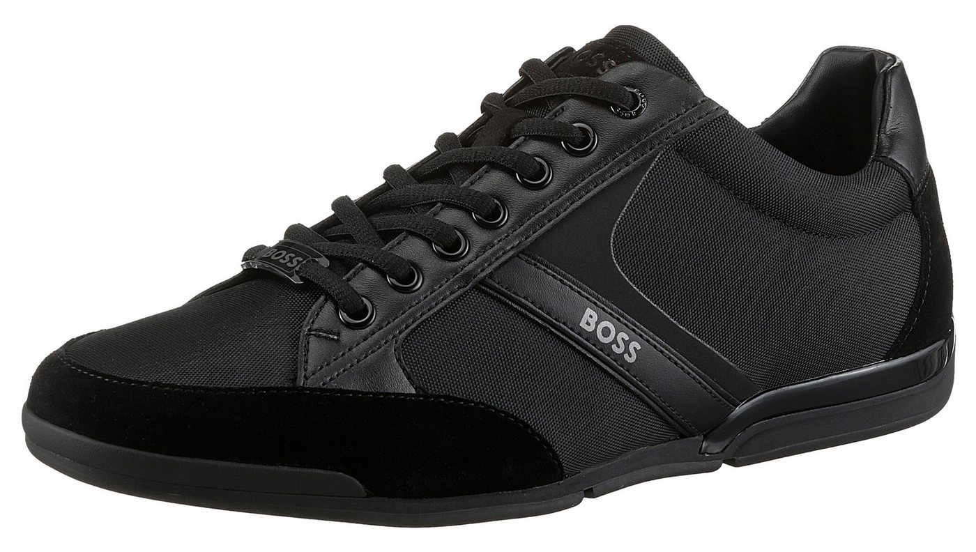 BOSS Saturn_Lowp Sneaker im Materialmix, Freizeitschuh, Halbschuh, Schnürschuh von BOSS