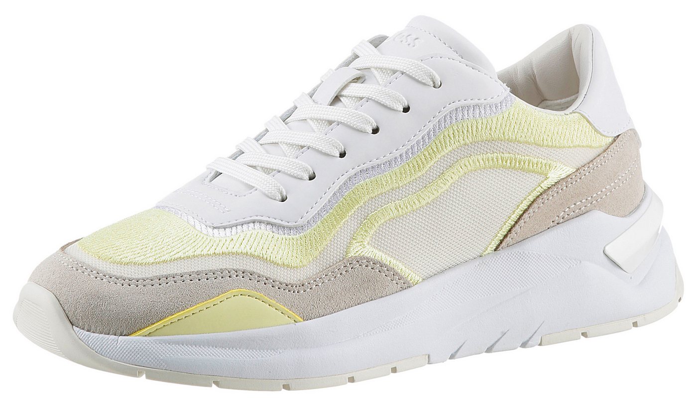 BOSS Skylar Runn Sneaker Freizeitschuh, Halbschuh, Schnürschuh mit Kontrastdetails BOSS Skylar Runn Sneaker Freizeitschuh, Halbschuh, Schnürschuh mit Kontrastdetails von BOSS